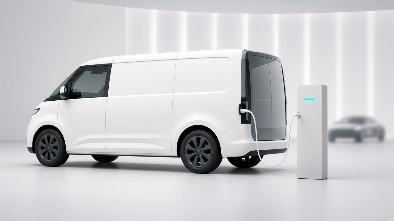 EV charging fleet abstract