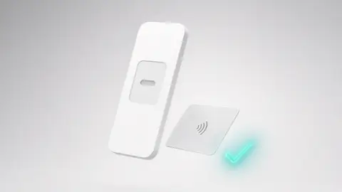 RFID reader with card